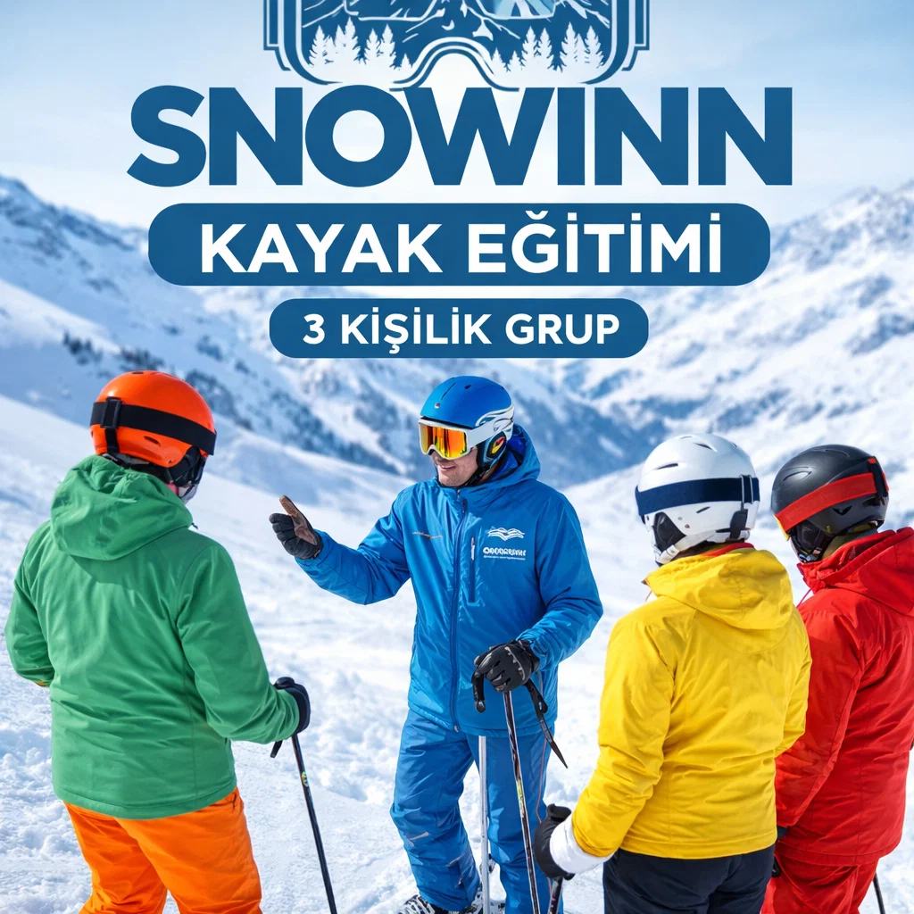 3 Kişilik Kayak Eğitimi