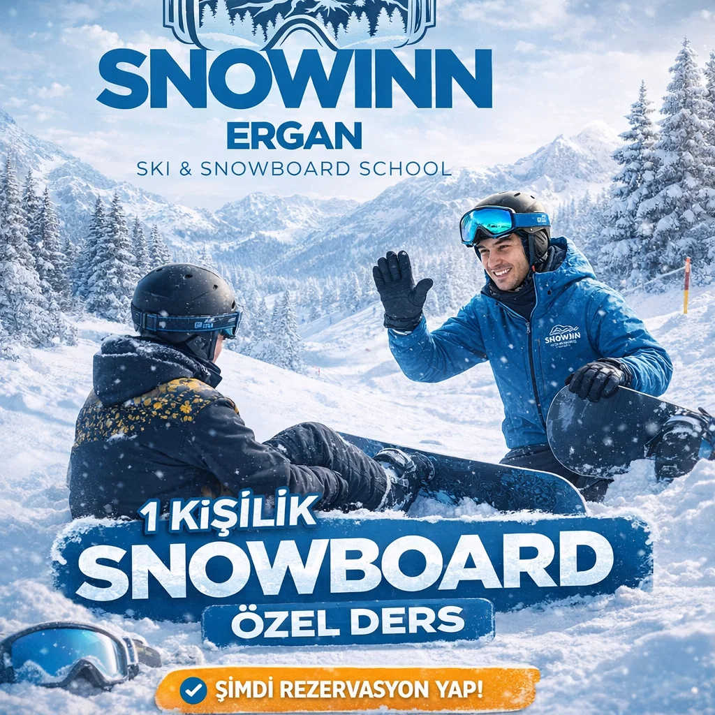 1 Kişilik Snowboard Eğitimi