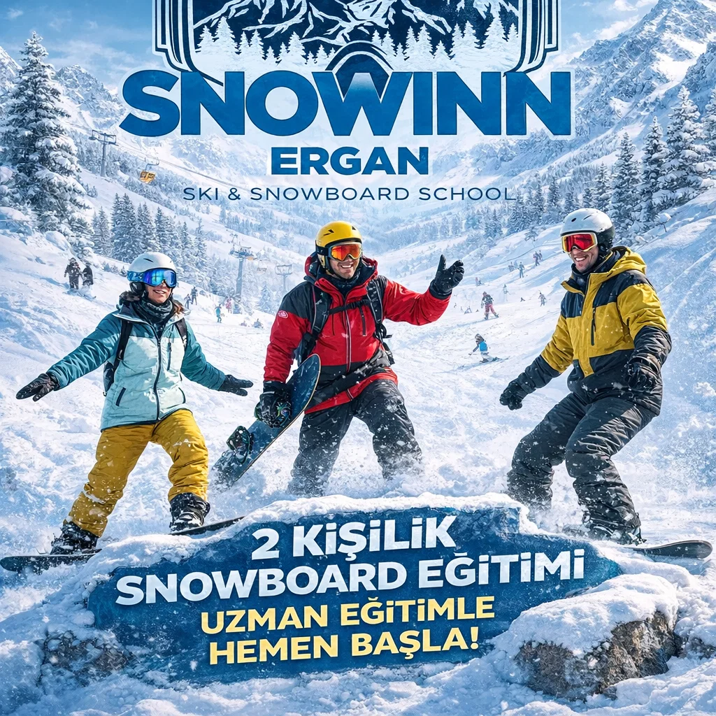 2 Kişilik Snowboard Eğitimi