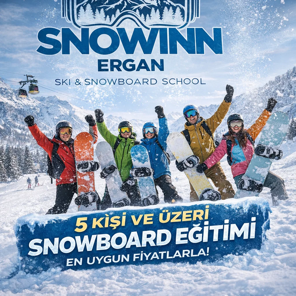 5 Kişi ve Üzeri Snowboard Eğitimi